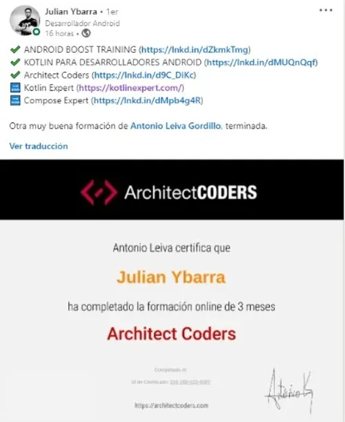 Testimonio de Julián