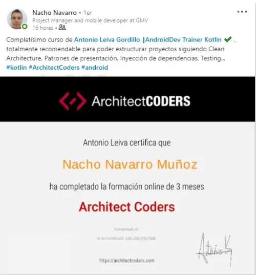 Testimonio de Nacho Navarro